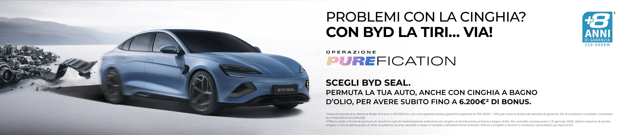 Offerte Operazione PUREFICATION AG亚娱 Seal: Fino a 6.200€ di bonus*